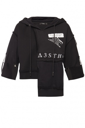 Asymmetrical hooded sweatshirt, zdjęcie 1 Asymmetrical hooded sweatshirt od Diesel